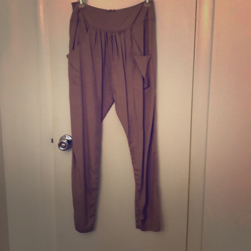 Artisan harem-style pants